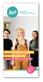 Flyer des Programms FSJ im politischen Leben
