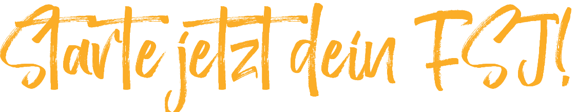 Starte jetzt dein FSJ! 